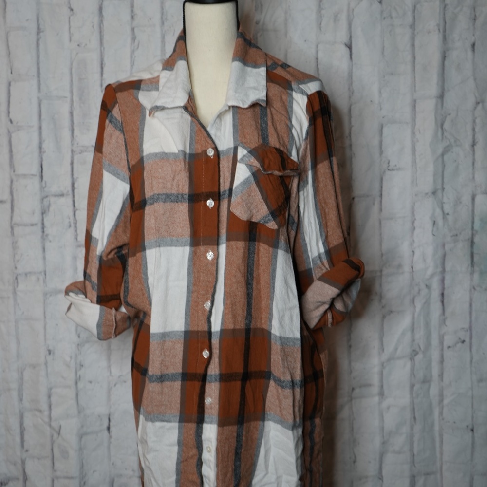 Viral Torrid Long Line Flannel Shacket